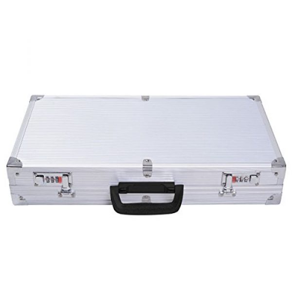 COLIBROX Rifle Case 5 Generic QYUS4160215277381225 Pistol HandGun um New Framed Locking Gun Aluminu Aluminum New Locking Hard Storage Carry Case ry Case Lock Box torage Carry Case