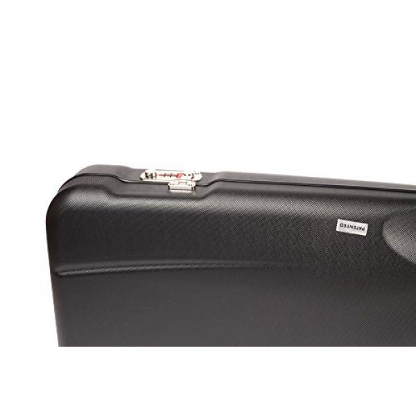 Negrini Cases Rifle Case 7 Negrini Cases 1657LR/5163 Luxury Shotgun Case for High Rib/1 Gun/1 Barrel up to 36-Inch/ABS/Barrel Vertical with Forend Off, Blue/Blue