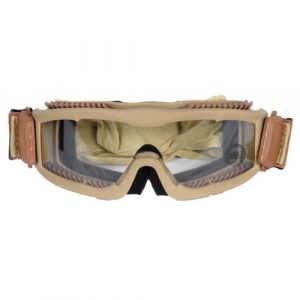 Velocity Airsoft  1 Lancer Tactical CA-221T Clear Lens Vented Safety Airsoft Goggles (Desert Tan), Maxiumum Protection & Air Flow