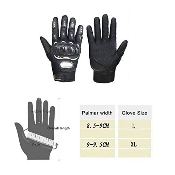 Norbi  2 Norbi Full Finger Hard Knuckle Motorcycle Gloves Tactical Combat Training Outdoor Glove Perfect for Cycling Hiking Camping