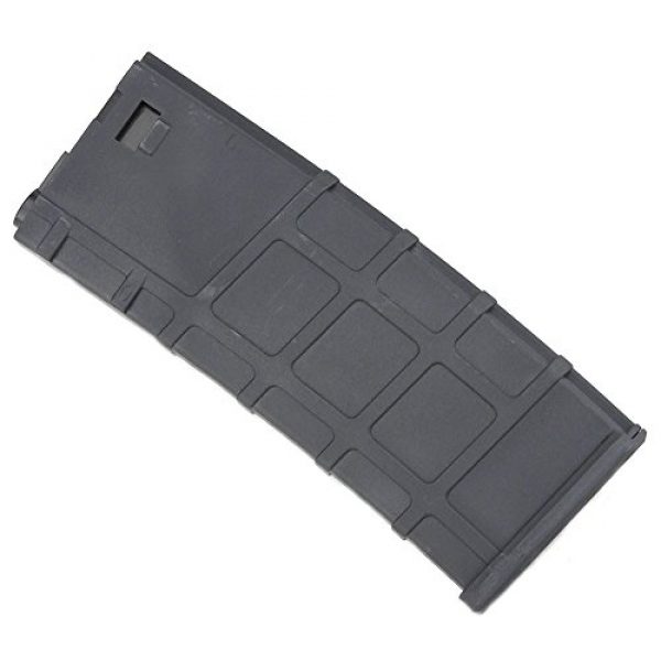 LONEX Airsoft Gun Magazine 3 Lonex Airsoft M Series Scar Plastic Black PMAG Magazine 200 RDS ASG MID Cap