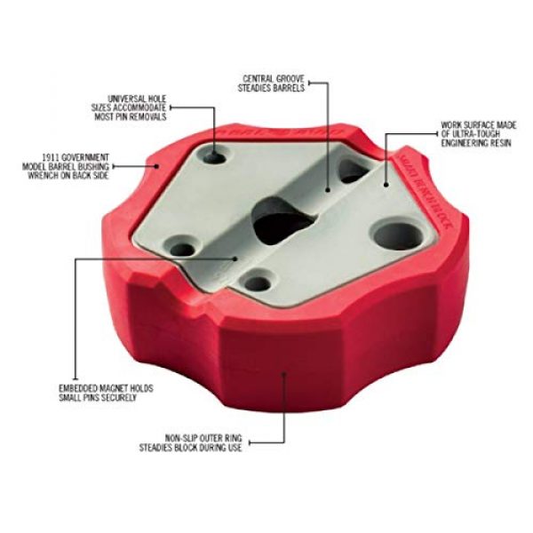 YWTAC Supply  3 YWTAC Supply Universal Smart Bench Block- Non-Slip, Non-Marring Universal Gun Gunsmith BenchBlock Tool