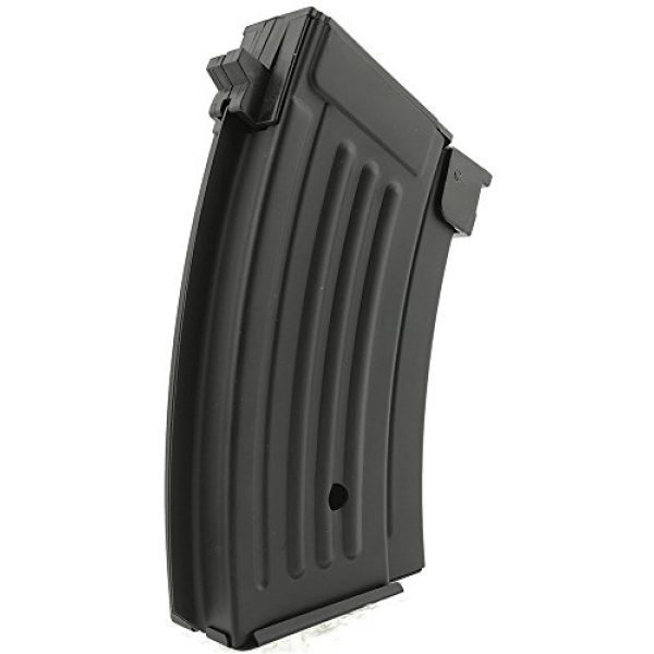 SportPro Airsoft Gun Magazine 5 SportPro 220 Round Metal Stubby High Capacity Magazine for AEG AK47 AK74 Airsoft - Black