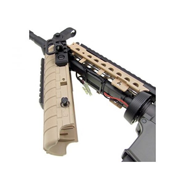 Jing Gong (JG) Airsoft Rifle 6 JG full metal gearbox desert tan aeg w/ integrated rail and high performance tight bore barrel - newest enhanced model by jg(Airsoft Gun)