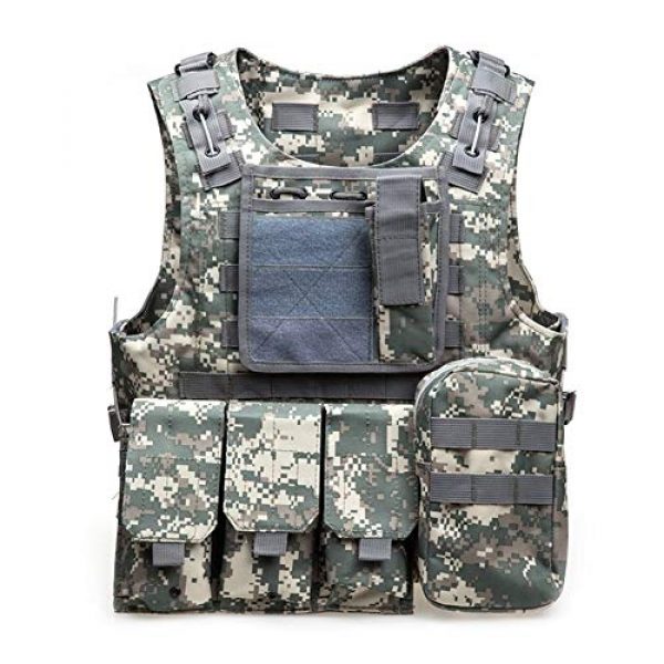 Shefure Airsoft Tactical Vest 2 Shefure Camouflage Tactical Amphibious Vest Military Army Combat Airsoft Paintball Sport Body Armor Molle Hunting Vest 8 Colors