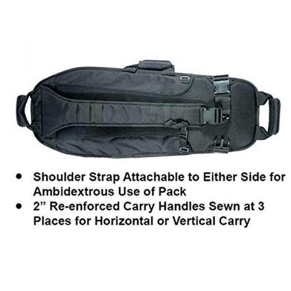 UTG Rifle Case 3 UTG Alpha Battle Carrier Sling Pack 30-Inch Multi-Firearm Case