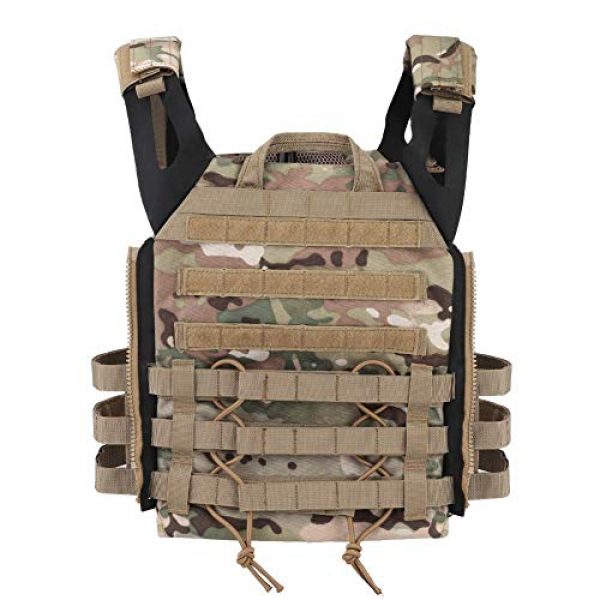 Tactical Area Airsoft Tactical Vest 4 Tactical JPC MOLLE Vest, Adult Tactical CS Field Vest Outdoor Training Airsoft Protective Vest