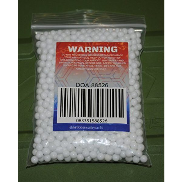 Dark Ops Airsoft Airsoft BB 2 Dark Ops Airsoft BBS .12g 6mm - Perfect Spherical Sniper Rifle Pistol Ammo