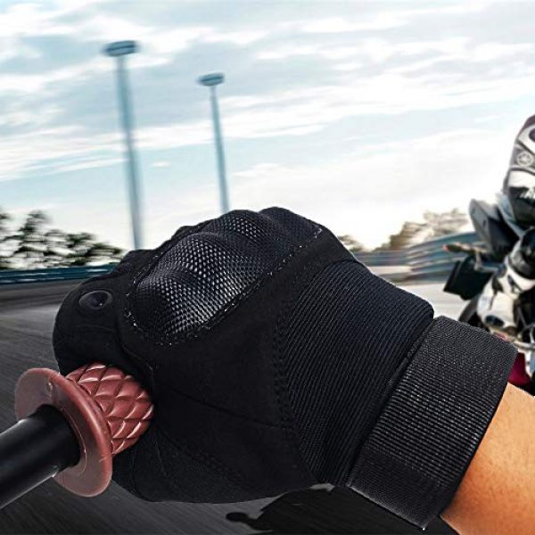 DKMOTORK 5 DKMOTORK 007 Airsoft Work Motorcycle Full Finger Gloves for Men Women Hunting Fishing Ski Winter Outdoor Sport Medium