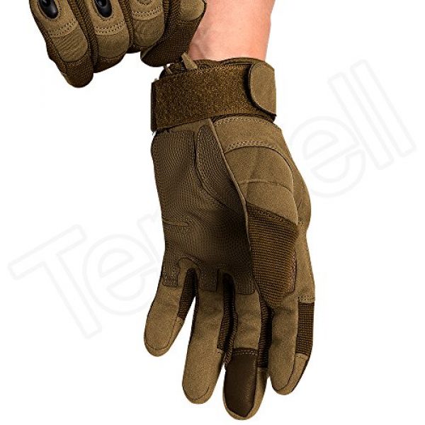Tenwell  4 Tenwell Tactical Gloves Military Rubber Hard Knuckle Full Finger Outdoor Gloves for Men Fit for Cycling Motorcycle Camping Outdoor Sports