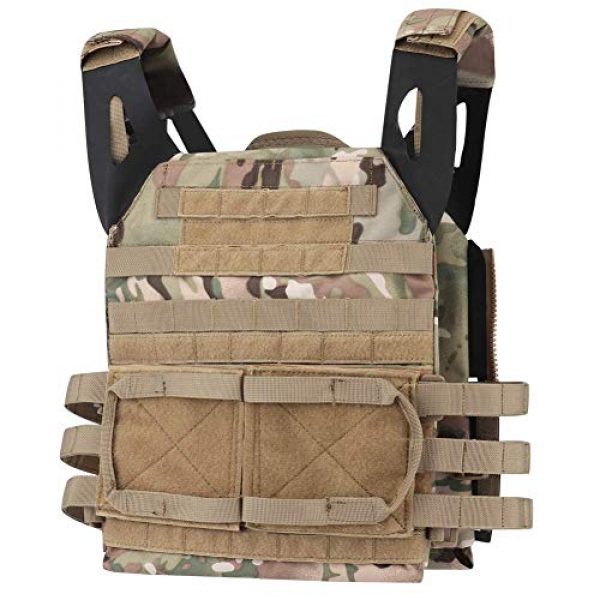 Tactical Area Airsoft Tactical Vest 1 Tactical JPC MOLLE Vest, Adult Tactical CS Field Vest Outdoor Training Airsoft Protective Vest