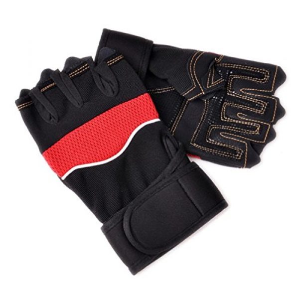 Goodtrade8  3 Gotd Military Half-finger Fingerless Airsoft Outdoor Hunting Riding Cycling Indoor Gym Workout Weight Lifting Training Gloves