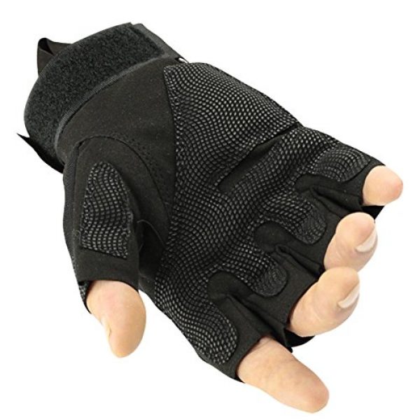 K-mover 4 K-mover Outdoors Camping Half Finger Gloves Tactical Fingerless Tactical Gloves Durable Hard Knuckle Cycling Motorcycle Gloves for Shooting Hunting Motorcycling Climbing