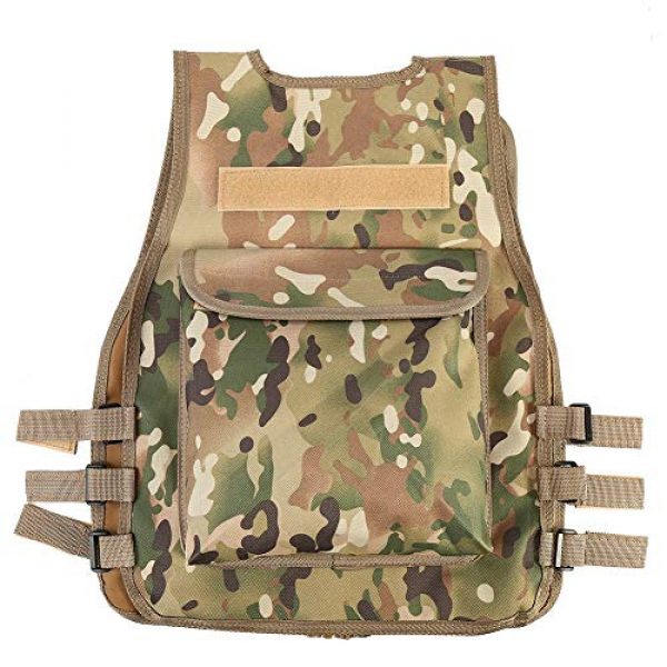 VGEBY Airsoft Tactical Vest 2 VGEBY 4 Colors Nylon CS Game Molle Body Armor Vest for Children Outdoor Equipment