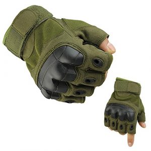 Fuyuanda  2 Half Finger Outdoor Gloves Fingerless Gloves for, Riding, Cycling, Motorcycle, Driving