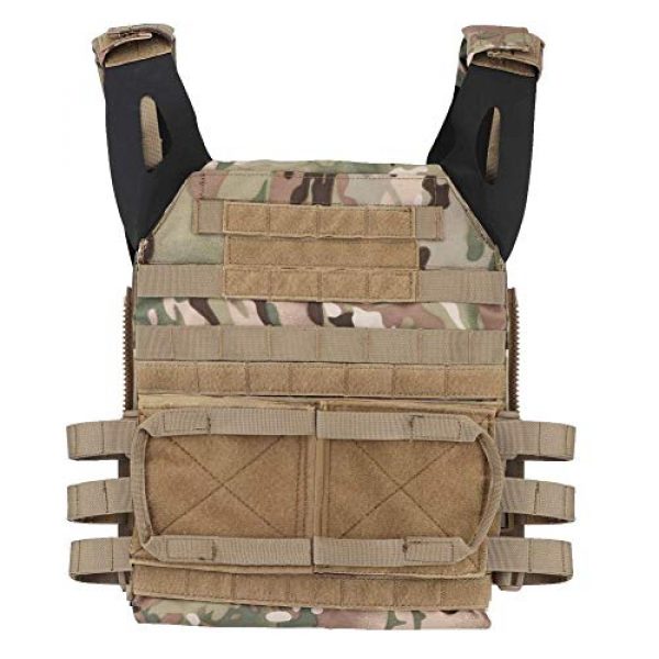 Tactical Area Airsoft Tactical Vest 2 Tactical JPC MOLLE Vest, Adult Tactical CS Field Vest Outdoor Training Airsoft Protective Vest