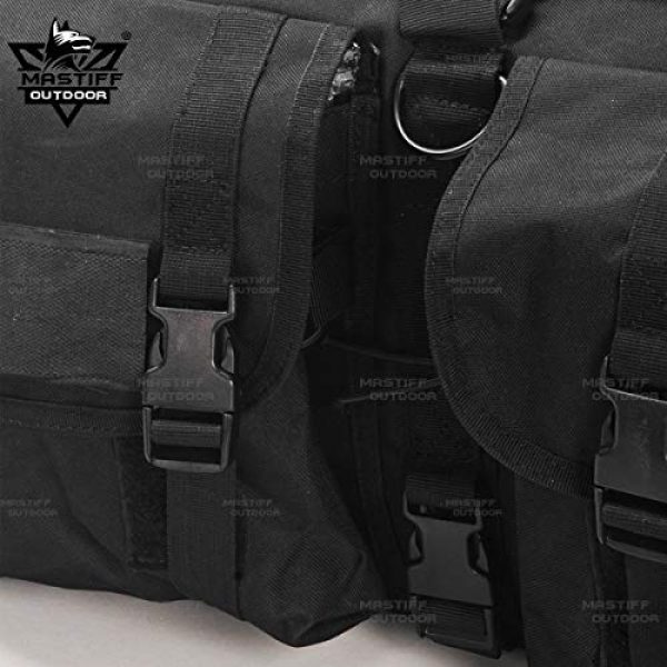 Mastiff Outdoor Rifle Case 5 Mastiff Outdoor Tactical Double Long Rifle Pistol Gun Bag Firearm Hungting Pack Transportation Case Paintball Airsoft Length 36" 42"