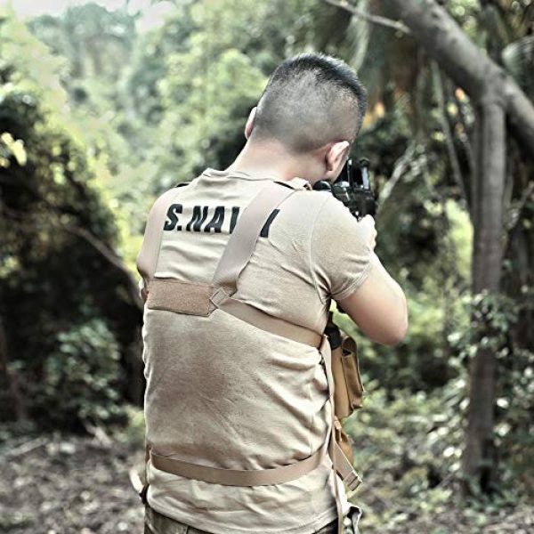 Coherny Airsoft Tactical Vest 5 Coherny Men Women Tactical Chest Rig Bag Radio Harness Chest Front Pack Pouch Holster Military Vest Chest Rig Bag Adjustable Two Way Radio Pocket Waist Pack