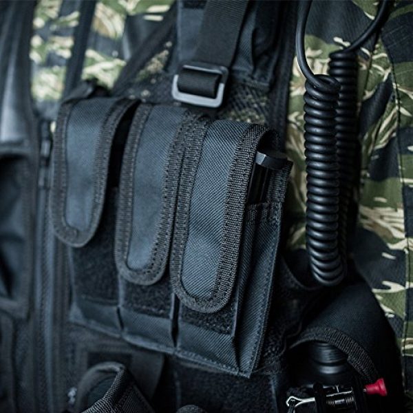 Valken Airsoft Tactical Vest 3 Valken Tactical Crossdraw Vest - Adult - Black