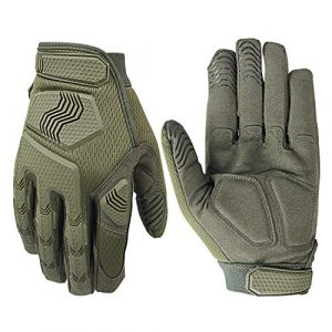Fuyuanda 1 Rubber Protective Guard Full Finger Gloves for Outdoor Cycling Motorbike
