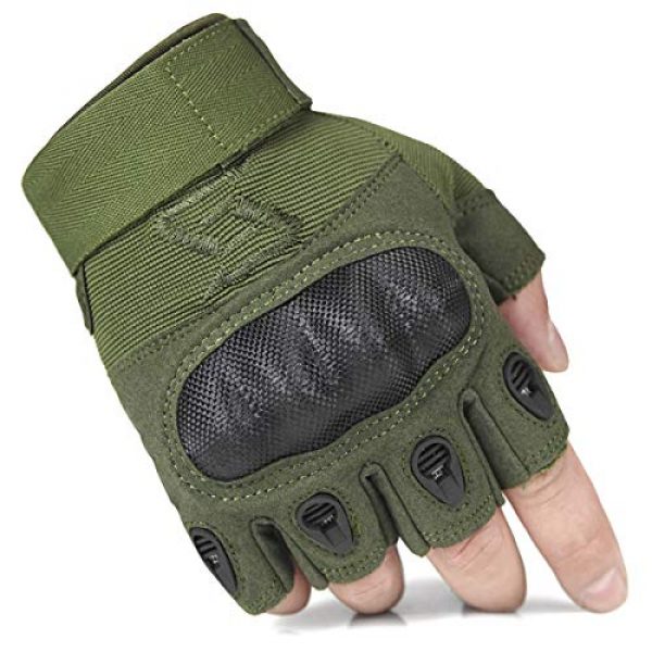 FREE SOLDIER 1 FREE SOLDIER Outdoor Half Finger Safety Heavy Duty Work Gardening Cycling Gloves