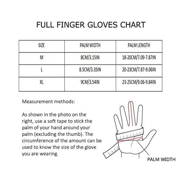 DKMOTORK 7 DKMOTORK 007 Airsoft Work Motorcycle Full Finger Gloves for Men Women Hunting Fishing Ski Winter Outdoor Sport Medium