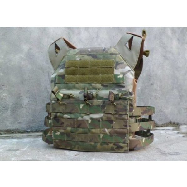 enmu pancho Airsoft Tactical Vest 3 Professional Airsoft Vest made with Durable nylon fabric - Land Camo