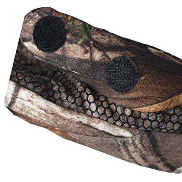 SHAWINGO  6 SHAWINGO Camouflage Hunting Gloves Cut Finger Camo Gloves for Archery Fishing Shooting