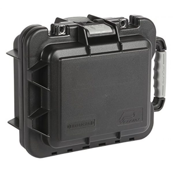 Plano Pistol Case 2 Plano Fieldlocker Medium Mil-Spec Pistol Case, Black, Medium