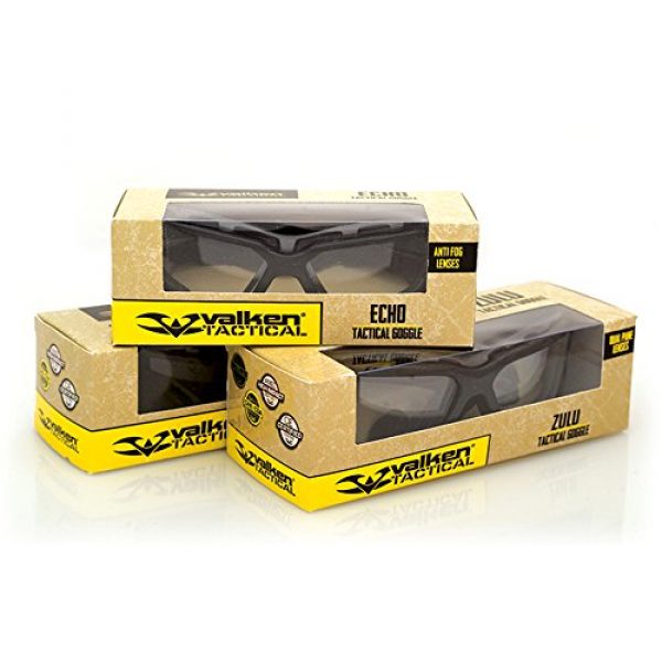 Valken  6 Valken V-TAC Echo Airsoft Goggles