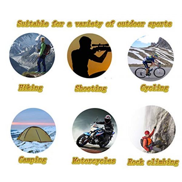 HIKEMAN  7 HIKEMAN Full Finger Touch Screen Tactical Military Gloves Hard Knuckle Gloves for Hunting Shooting Motorcycle Cycling Hiking