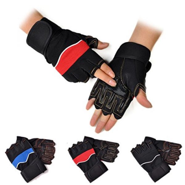Goodtrade8  7 Gotd Military Half-finger Fingerless Airsoft Outdoor Hunting Riding Cycling Indoor Gym Workout Weight Lifting Training Gloves