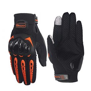 Aibote 1 Aibote Ghost Skeleton Touch Screen Full Finger Hard Knuckle Military Tactical Combat Outdoor Gloves for Army Airsoft Paintball Combat Hunting Riding Motorcycle Cycling Bicycle Shooting