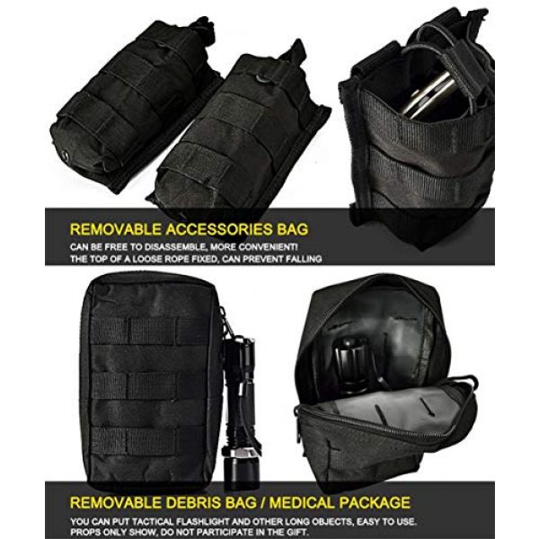 vAv YAKEDA Airsoft Tactical Vest 6 vAv YAKEDA Tactical Vest Military Chest Rig Airsoft Swat Vest for Men
