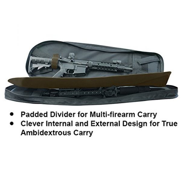 UTG Rifle Case 4 UTG Alpha Battle Carrier Sling Pack 30-Inch Multi-Firearm Case