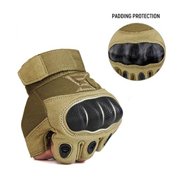 FREE SOLDIER 4 FREE SOLDIER Outdoor Half Finger Safety Heavy Duty Work Gardening Cycling Gloves