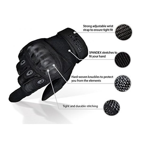 TitanOps Gear  2 TitanOPS Hard Knuckle Gloves