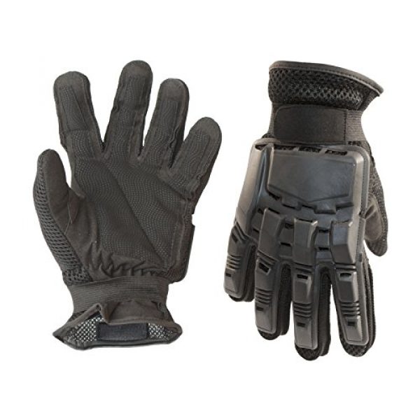 ALEKO  1 ALEKO PBFFG43XL Extra Large Paintball Airsoft Outdoor Sports Military Tactical Full Finger Gloves, Black