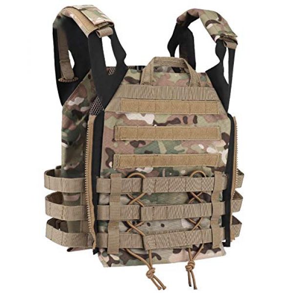 Tactical Area Airsoft Tactical Vest 3 Tactical JPC MOLLE Vest, Adult Tactical CS Field Vest Outdoor Training Airsoft Protective Vest