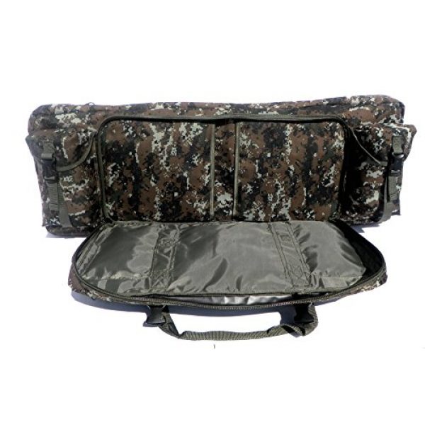 East West U.S.A Airsoft Gun Case 4 East West U.S.A RTGC604 36" Double Tactical Molle Soft Padded Rifle Long Hunting Bag