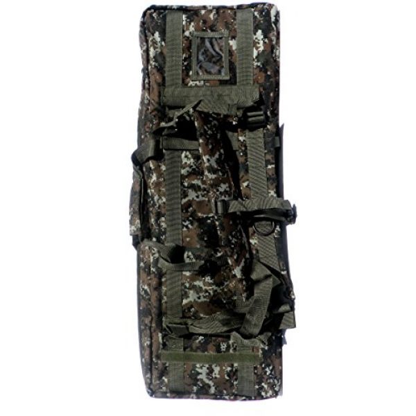 East West U.S.A Airsoft Gun Case 7 East West U.S.A RTGC604 36" Double Tactical Molle Soft Padded Rifle Long Hunting Bag