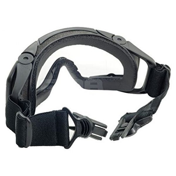 FMA  6 FMA Airsoft Paintball OPS CORE Jump Helmet Rail Clear SI Goggles Glasses Black SWAT