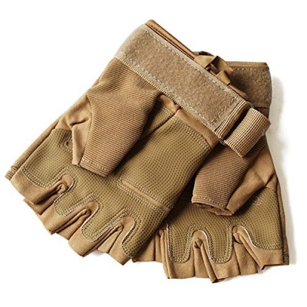COTNOW  3 Tactical Sports Fingerless Gloves-Half Finger Gloves Military Gloves, Army Airsoft Gear Shooting Combat Gloves, Bicycle Gloves for Men Hunting