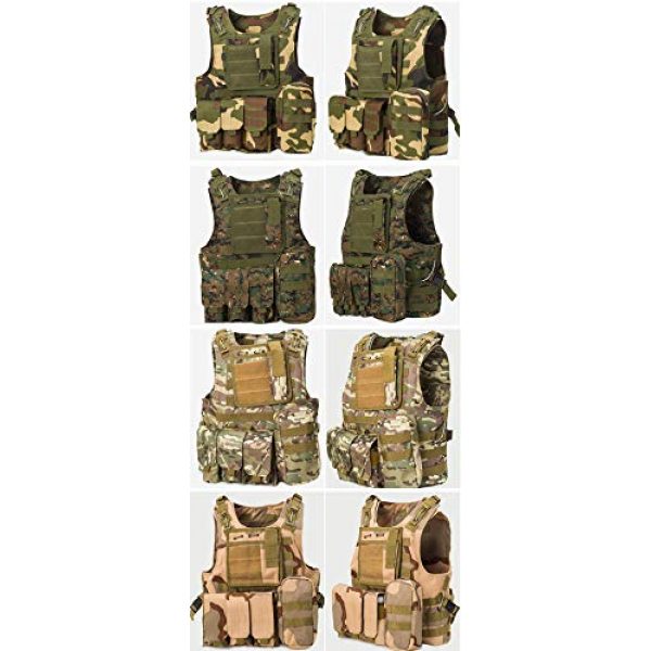 ATAIRSOFT Airsoft Tactical Vest 7 ATAIRSOFT Molle Tactical Airsoft Paintball Vest