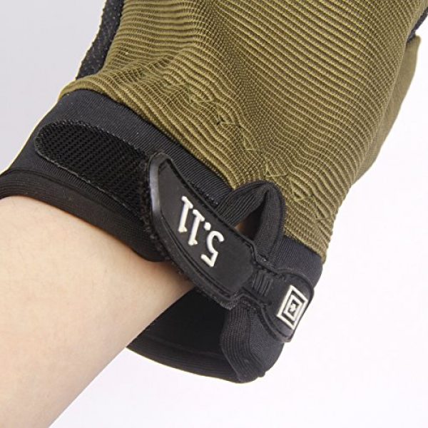 IPENNY  5 Non-slip Tactical Gloves for Men Full Finger Cycling Gloves Shock-Absorbing Breathable Riding Gloves Summer Outdoor Sports Fitness Gloves for Airsoft Paintball Motorcycle Hiking Climbing Camping