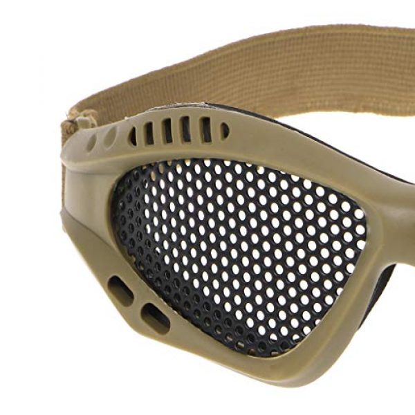 Oranmay  5 Oranmay Eye Protection Goggles Anti Fog Mesh Glasses for Motorcycle Airsoft