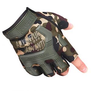 Norbi  1 Norbi Tactical Gloves Half Finger Military Rubber Protective Handwear Cycling Outdoor Motorcycle Gloves