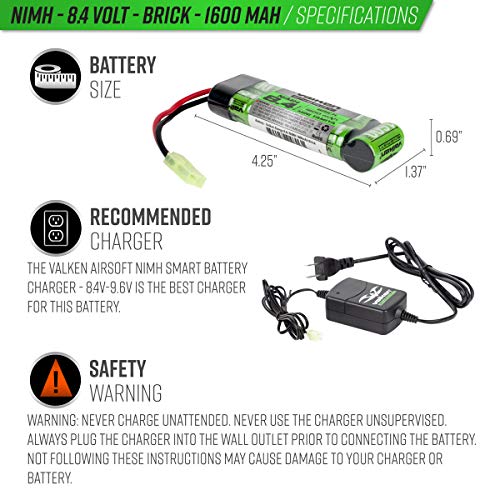 thumbnail image 2 of Mighty Max Battery 8.4V 1600mAh Replaces ECHO1 REDSTAR 2 of 12