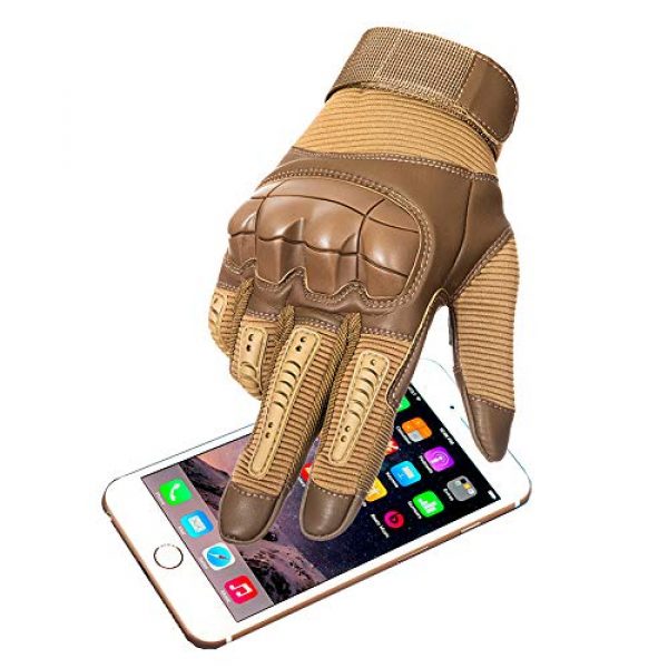 YUNLONG 5 YUNLONG Tactical Gloves Touch Screen Motorcycle Full Finger Cycling Motorbike ATV Hunting Hiking Riding Climbing Operating Work Sports Gloves