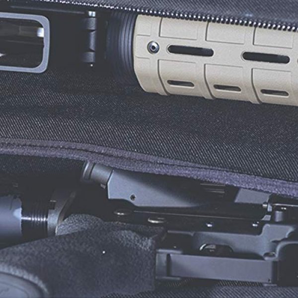 G5 Outdoors Rifle Case 5 G. Outdoor Products G.P.S. Tactical GPS-T43ARDB AR Case Holds 2 Ar's & Handgun Black, Hand Gun